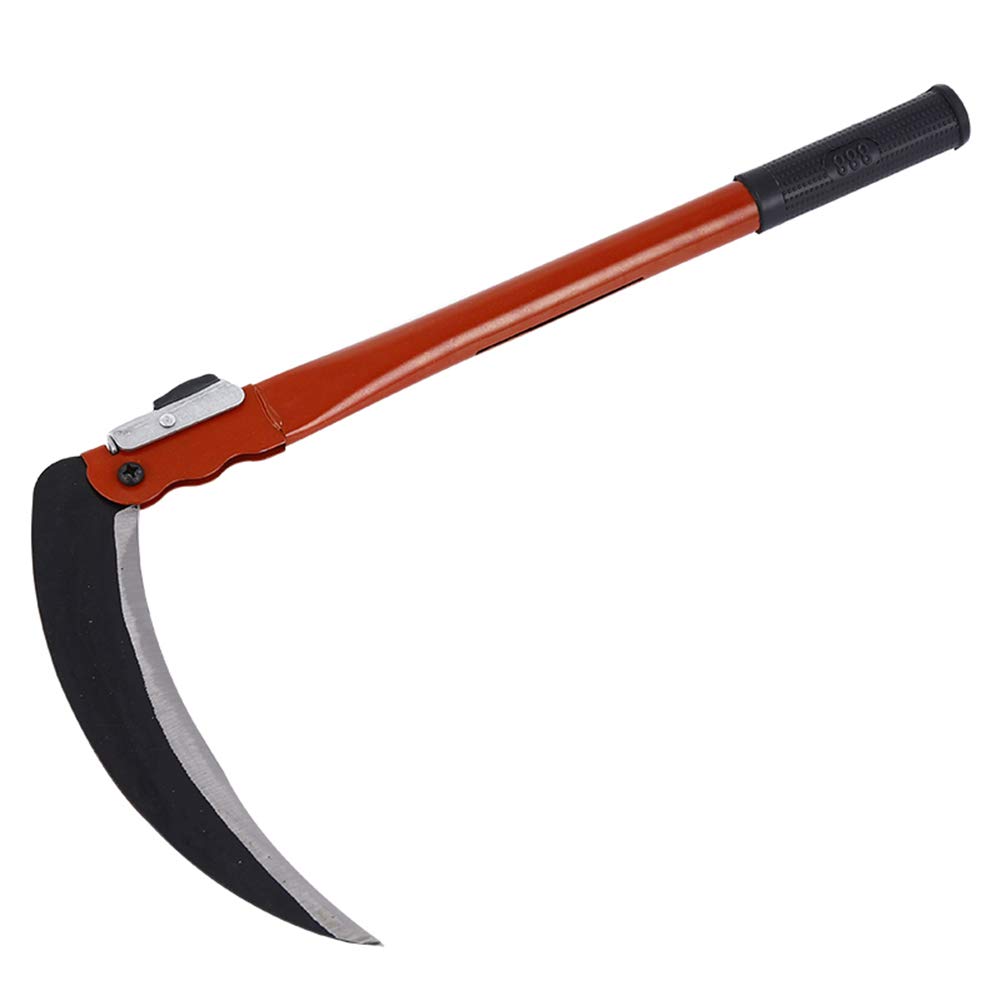 Wanggang Jardin Agriculture multifonctionnelle et la Faucille forestière, n ° 65 en Acier au manganèse + poignée en PVC,Sickle and Two Spare Blades