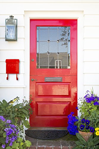 Nach French Euro Rustic Mailbox, Red #TOP6