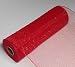 10 inch x 30 feet Deco Poly Mesh Ribbon - Value Mesh (Red)
