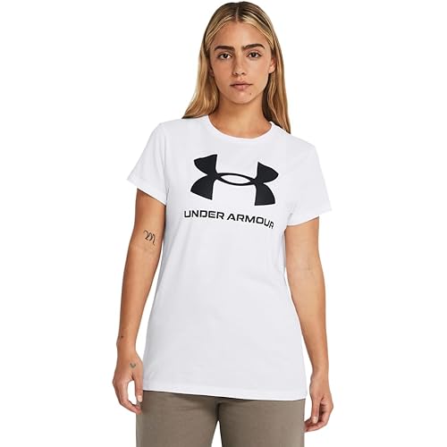Under Armour Women's Rival Logo Short Sleeve Athletic T-Shirt