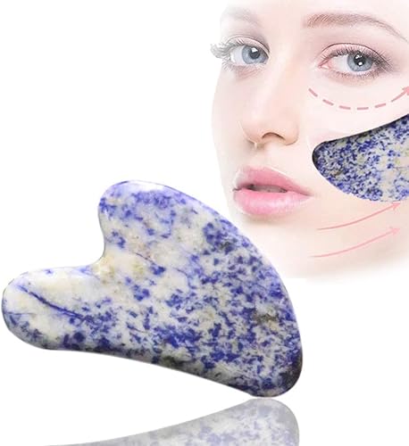 Herramientas de masaje facial de jade para masaje facial herramienta de belleza facial para cara ojos cuello músculos corporales relajación y alivio