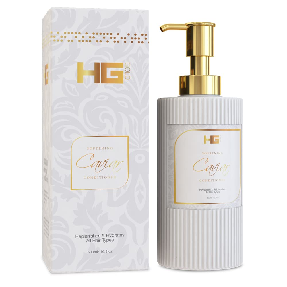 Hair Genetics GOLD Caviar Conditioner - Caviar Regenerating Conditioner - Deep Moisturizes and Moisturizes