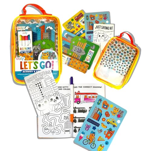 Ooly Lets Go Activity & Coloring Kit Kitty in the City