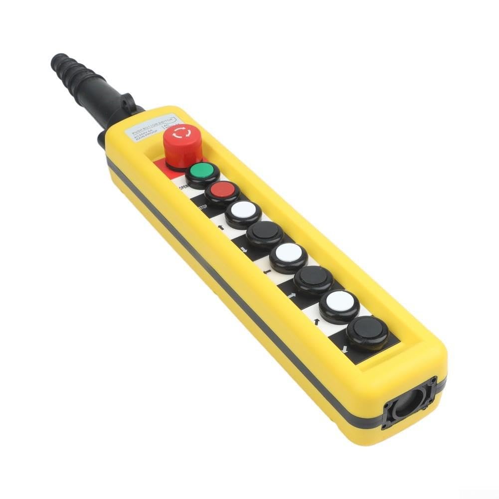 per interruttore Paranco 6 Pulsanti ABS Antipioggia per interruttore(XAC-A8713)