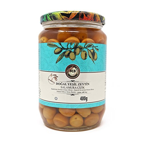 Marmara Birlik Natural Scratched Green Olives 700 Gr   24.69 Oz