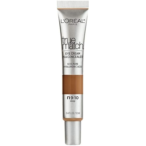 L'Oreal Paris Crema de ojos en un corrector, corrección de círculo oscuro + cuidado de crema de ojos.
