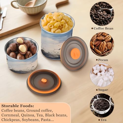 Bote hermético para café de acero inoxidable ATTX 900 ml miniatura 5