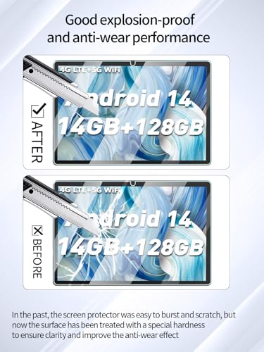 Protector de Pantalla para Tablet Android 10 Pulgadas 2 Pack miniatura 3