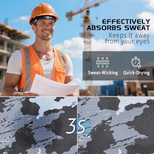 Image of GXCROR Cooling Skull Cap for Men Women Sweat-Wicking Breathable Mesh Liner for Helmets, Summer Cycling Motorcycle