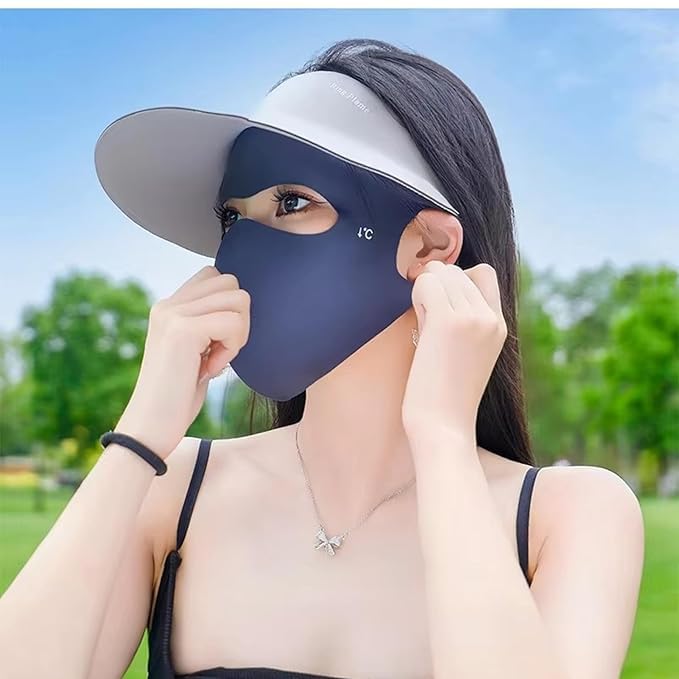 Image of DEAD EYE Full Face Mask for Bike Riding - Black Unisex Rider Mask | Stretchable, Breathable Helmet Face Cover | Dust, Sun Protection Balaclava | Outdoor Sports & Travel Face Shield