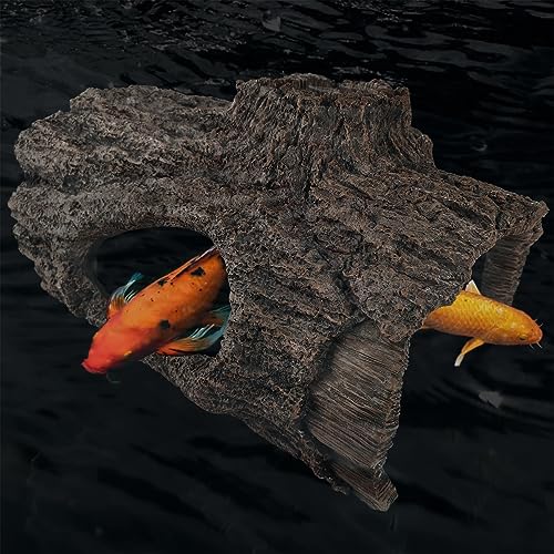 image for Generic Large Simulated Tree Trunks for Pond Decoration, Koi Hiding & 