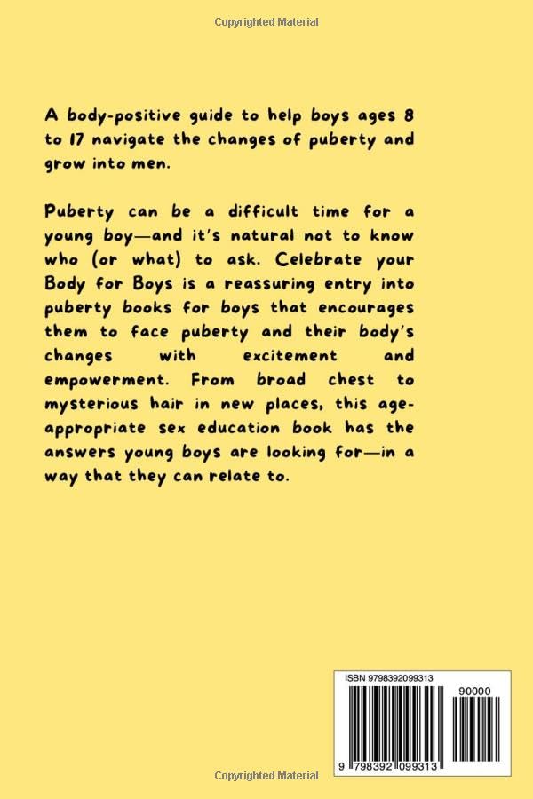 The Body Book For Boys Celebrate Your Body For Boys