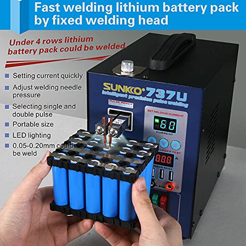 Machine de soudage spot 737U pour assembler les batteries de vélo électrique