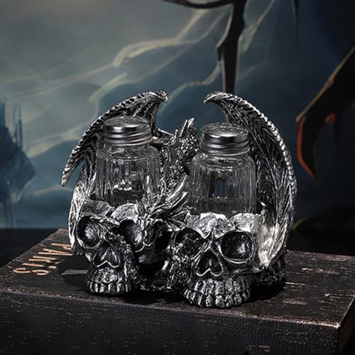Porte-bouteille tête de mort Halloween support vin original