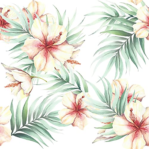 Papiers Peints Latex Fleurs Hawaii Finition Premium 312x219cm