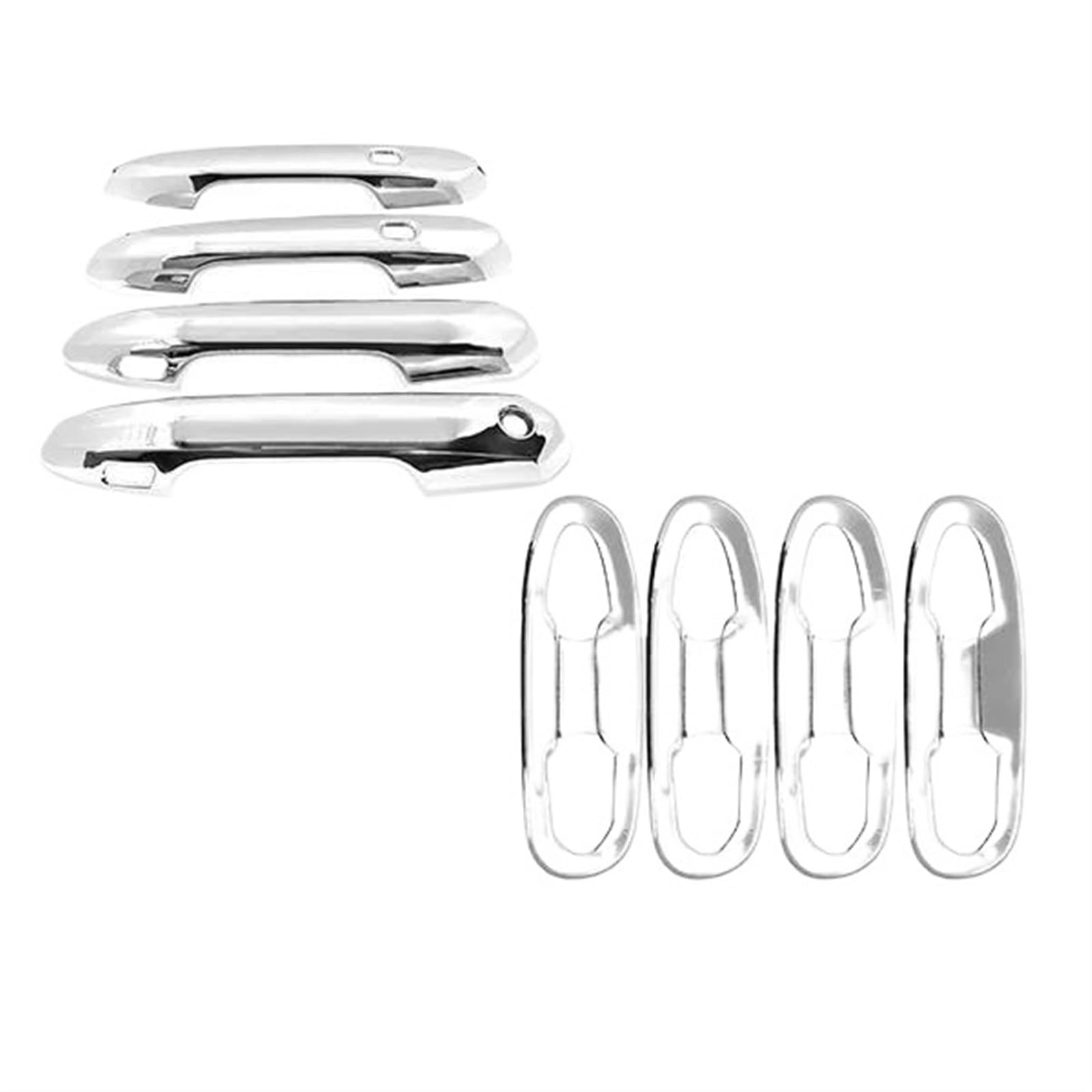 Lzbzhb 4Handlebowl 2Buttons Car Exterior Outsidedoor Handle For Toyota For Sienna 4 Mk4 Xl40 2021 2022 2023 For Smart Door Handle Cover Car Exterior Accessories Protective Stickers(4Handlebowl 2Buttons)