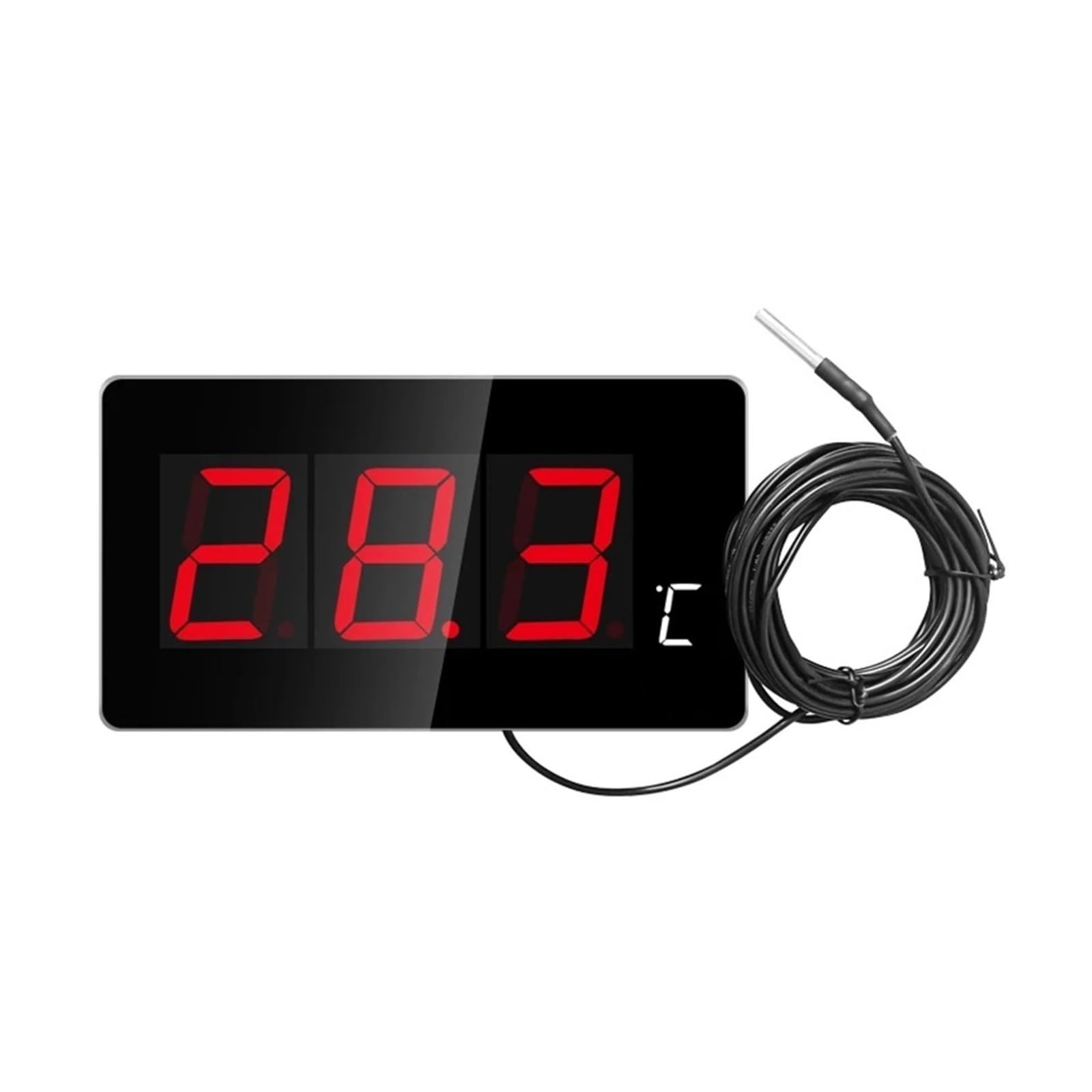 Termometr Do Wody Cyfrowy Termometr Domowy Elektroniczny Do Termometru Basenowego LED Duży Ekran Czujnika Temperatury Do Sauny Wewnętrznej I Zewnętrznej
