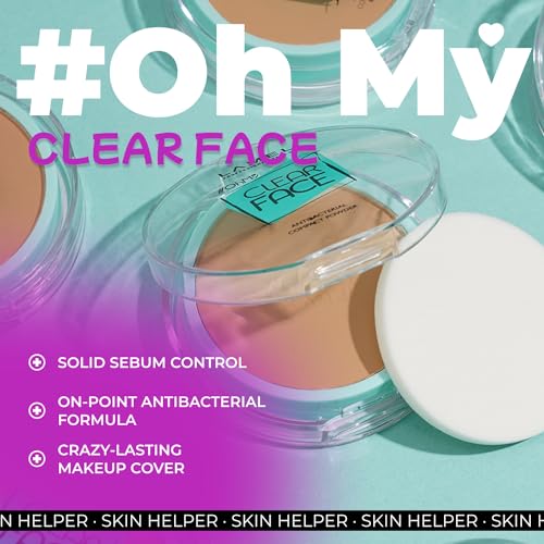 Image of Lamel Oh My Clear Face Powder 407- Soft Beige | evens out the skin instantly |contains salicylic acid |controls the sebum production | 6gm