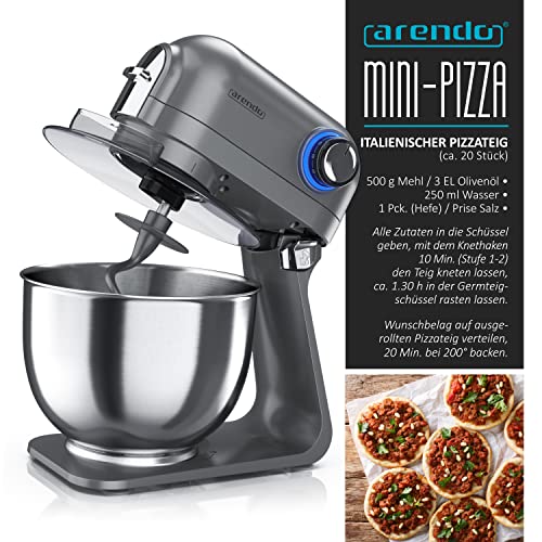 Arendo Kitchen Machine Cool Grey - 5