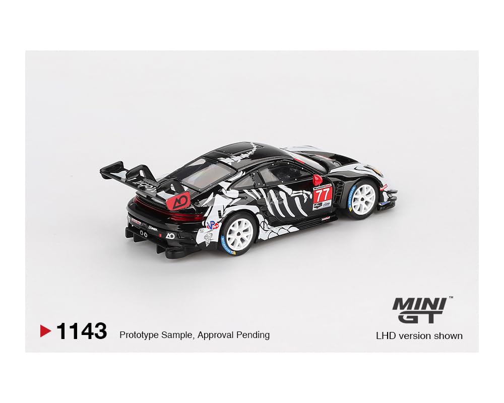 Amazon.com: MINI GT 1:64 Porsche 911 GT3 R #77 AO Racing 2025 IMSA