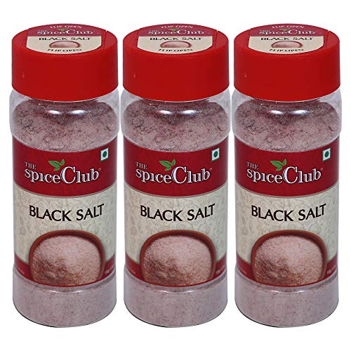 The Spice Club Black Salt 150g Jar - Pack of 3