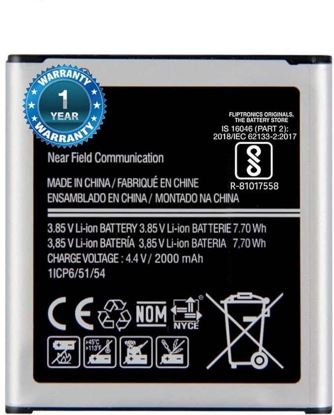 Image of Original EB-BG360BBE Battery for Samsung Galaxy J2 (2015) / G360 / G361 / G3608 / Galaxy Core Prime Battery with 1 Year Warranty *** (Y0000013)
