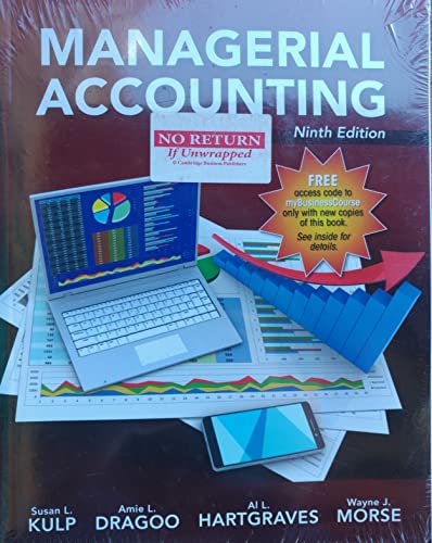 Managerial Accounting