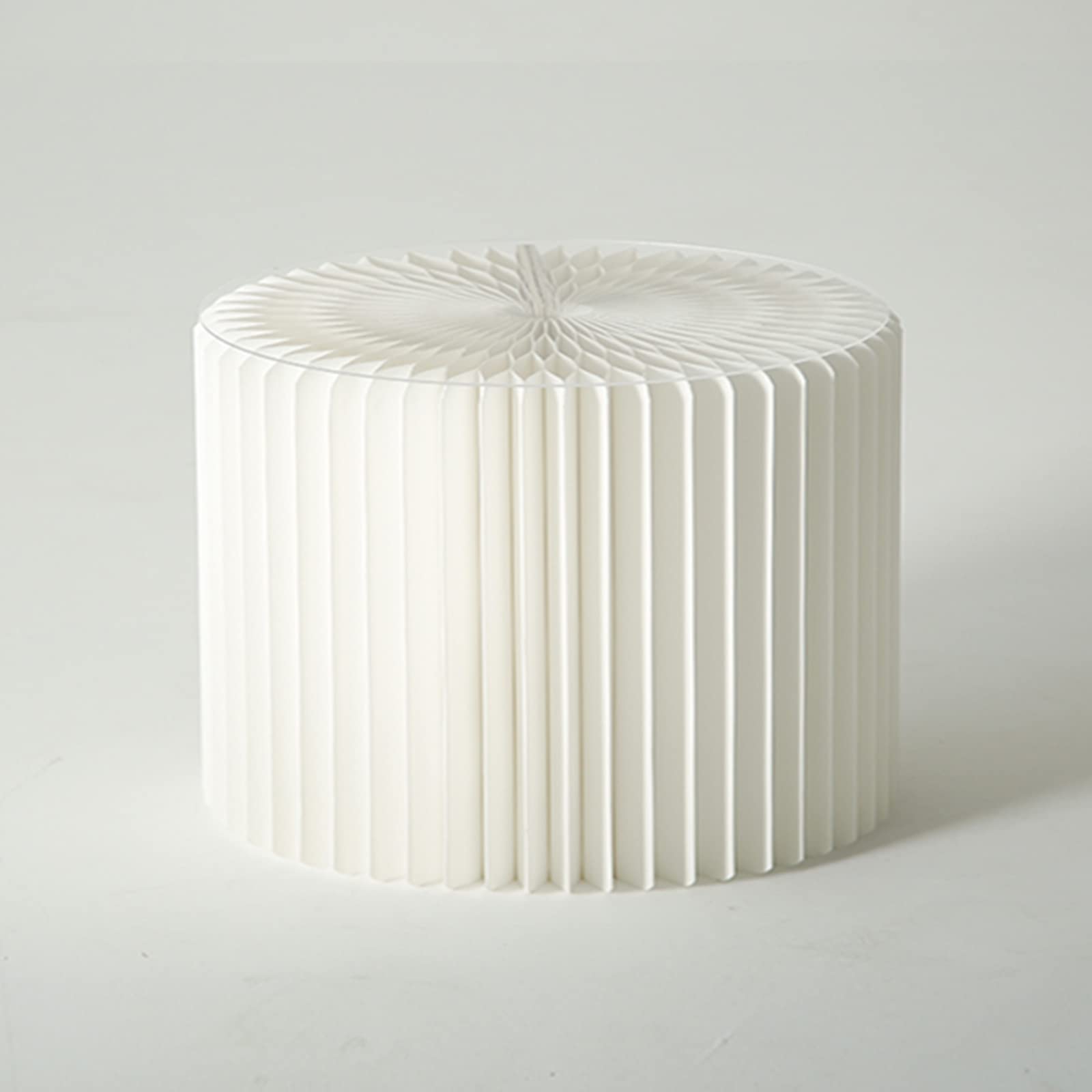 Tabouret en papier kraft au design moderne et épuré pour chambre
