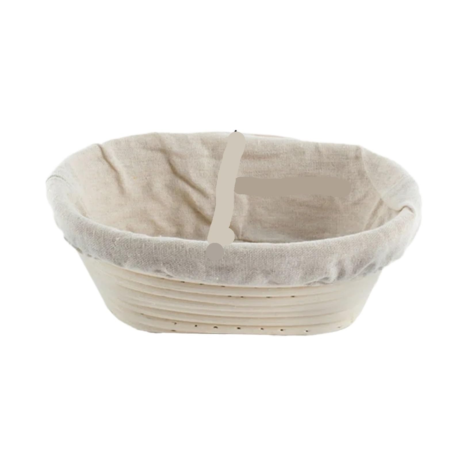 Paniers De Fermentation Du Pain Pâte Banneton Brotform Dougn paniers à pain en rotin panier à levain de Fermentation en osier Pour La Fermentation Du Pain(25x15x8cm)