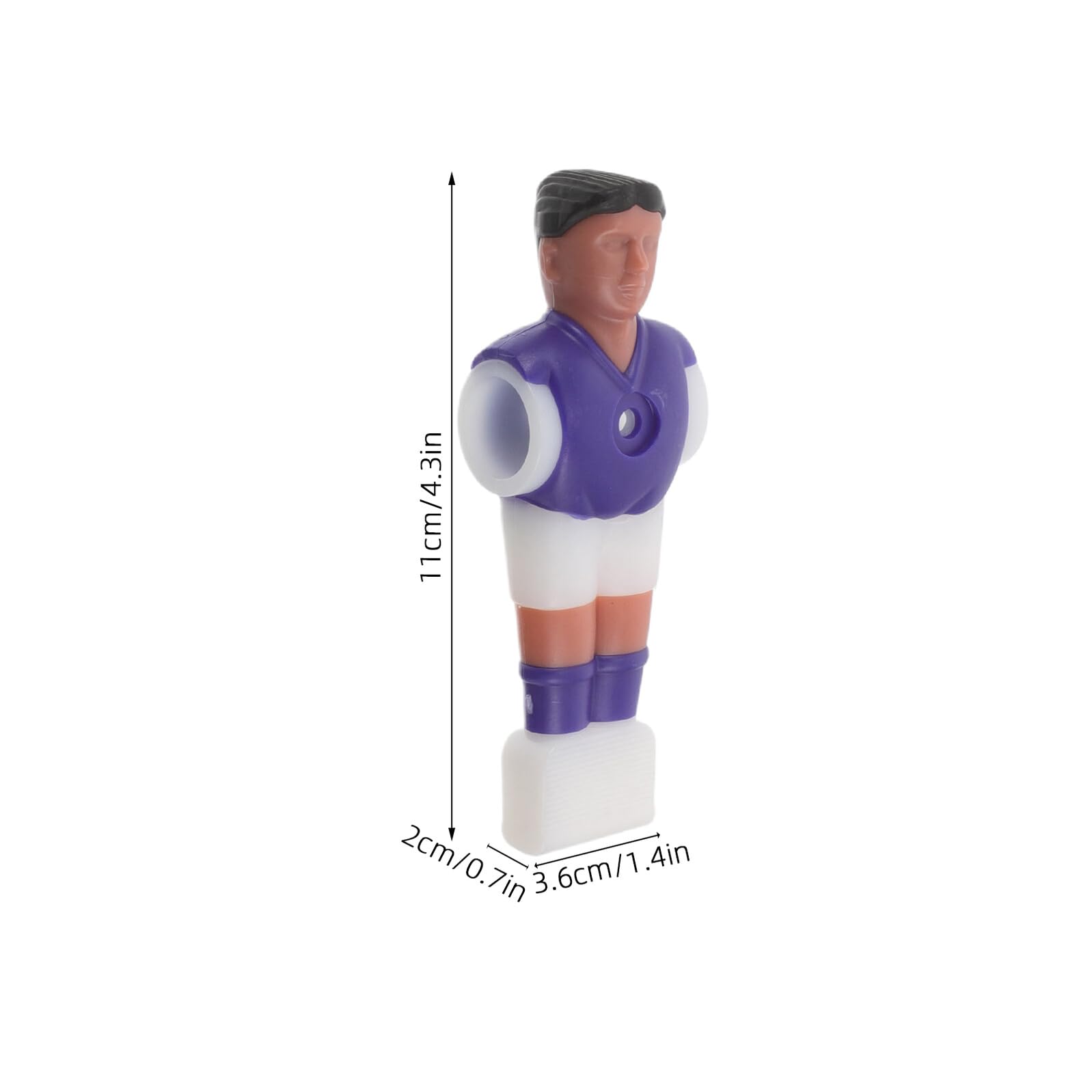 YARNOW Accessori per Tavoli da Calcio da Tavolo Mini Action Figure di Giocatori di Calcio in Resina Accessori per Giochi da Tavolo Completi senza Attrezzi come Bomboniere