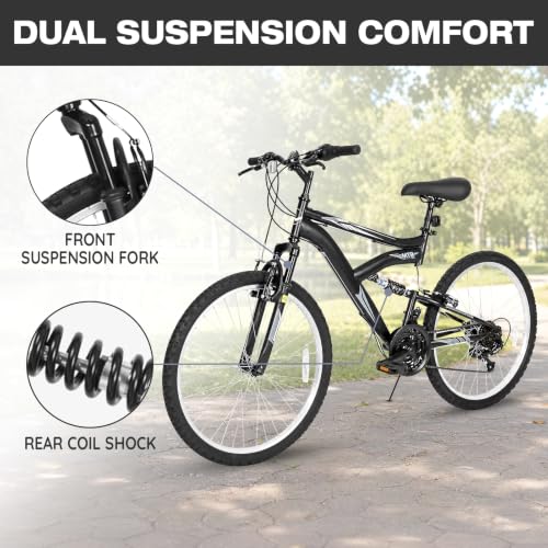 Yventix 24 Inch Adult Mountain Bike