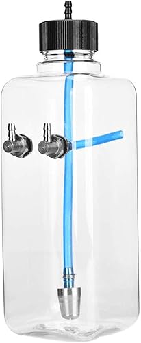 Ejoyous Tanque de combustible de motor a control remoto, tanque de combustible de plástico transparente para avión RC control remoto, piezas de