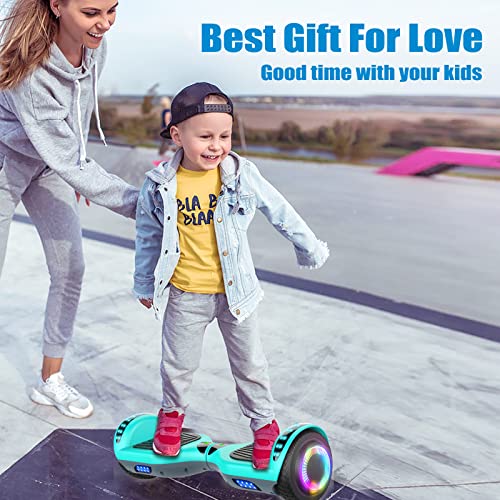 Epctek Hoverboard,6.5" Two-Wheel Self-Balancing Hover Board With Bluetooth Speakers And Fashion Led Lights For Kids #TOP7