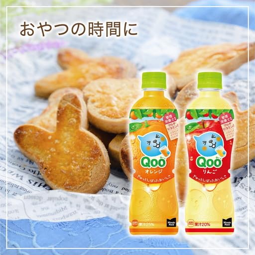 Amazon.co.jp: Qoo クー 950ml 12本 オレンジ りんご 白ぶどう 3種 x各