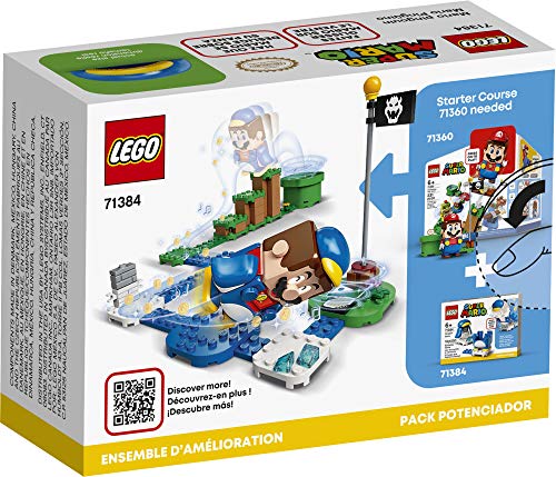 71384 LEGO® Super Mario™ Pacote Power-Up - Mario pinguim; Kit de Construção (18 peças)