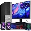 Dell OptiPlex Computer Desktop PC, Intel Core i5 3rd Gen 3.2 GHz, 16GB RAM, 2TB HDD, New 22 Inch LED Monitor, RGB Keyboard and Mouse, WiFi, Windows 10 Pro (Renewed)