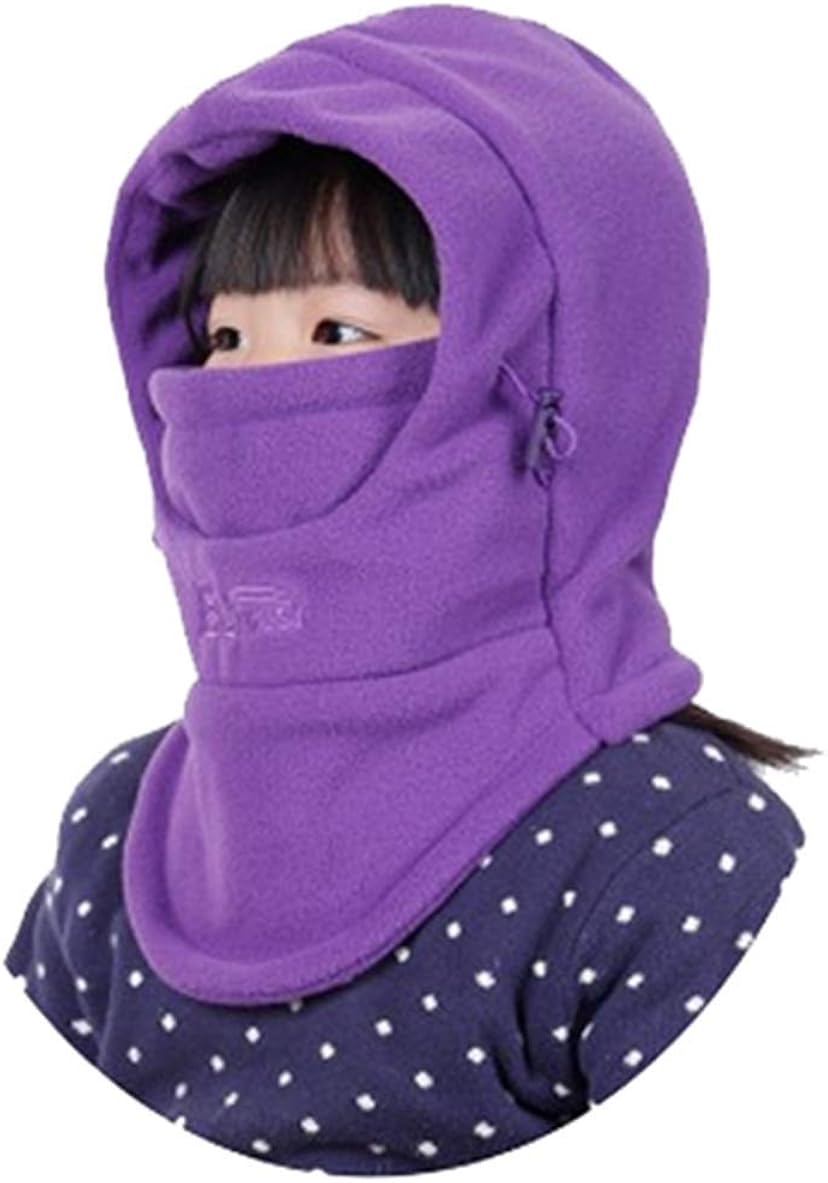 YR.Lover Children's Double-Deck Winter Windproof Cap Thick Warm Face Cover Adjustable Ski Hat (blue3): Clothing, Shoes & Jewelry