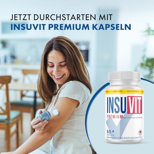 Insuvit Premium Kapseln | für dein Wohlbefinden | im 1-Monats-Vorrat | Inhalt 60 Kapseln