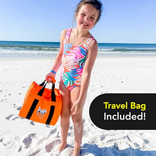 Jenga Official Giant Js4 - Oversized Stacks To Over 3 Feet In Play, Includes Heavy-Duty Carry Bag, Premium Splinter Resistant Hardwood Blocks, Precision-Crafted Trusted Brand Game #TOP5