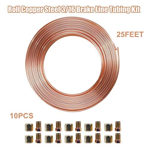 Cavi Freno Auto In Acciaio Rame - Rotolo 10m Con Dadi - Foto 11