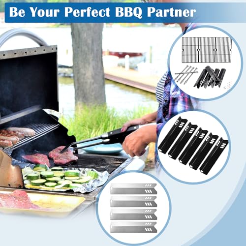 Image of Heat Plate Shield for Dyna-Glo DGF493BNP DGF493PNP DGF493SPB DGF510SBP DGF510SSP DGB515 DGB610SSP Grill Parts, Backyard GBC1460W BY13-101-001-12 GBC1255W GBC1349W BHG BH13-101-099-01 Replacement Parts