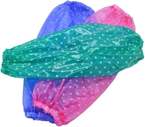 5 pares de delantales de pintura, mangas de jardinería, protección de brazo para mujeres, mangas de soldadura, delantal de cuero, mandiles para