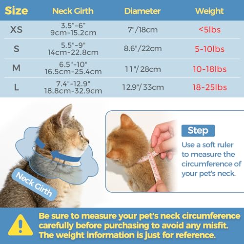 ComSaf-Cat-Cone-Collar-Soft-Protective-Adjustable-Cat-Cones-to-Stop-Licking-After-Surgery-Comfortable-Lightweight-Elizabethan-Collar-for-Cat-Kitten-Prevent-from-Licking-Wounds-Not-Block-Vision - Cucciolini Doodles   ComSaf-Cat-Cone-Collar-Soft-Protective-Adjustable-Cat-Cones-to-Stop-Licking-After-Surgery-Comfortable-Lightweight-Elizabethan-Collar-for-Cat-Kitten-Prevent-from-Licking-Wounds-Not-Block-Vision