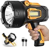 MIXILIN Rechargeable Spotlight 99,000 Lumens,...