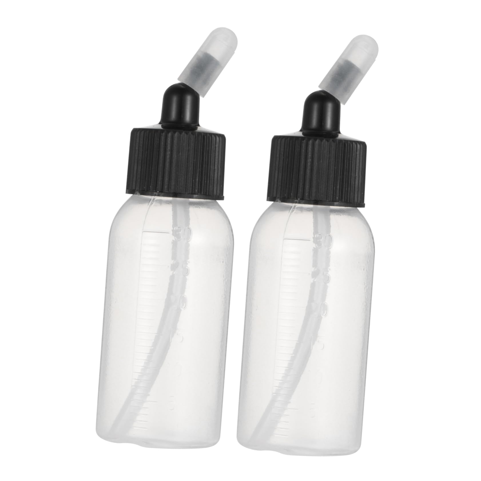 LIFKOME 10Pcs Paint Bottle Refillable Dropper Jars for Airbrush Liquid Storage for Paints Condiments and Craft Supplies Lightweight Durable