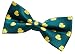 Retreez Classic Rubber Duck Woven Pre-tied Bow Tie (5") - Green, Christmas Gift