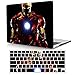 Produktbild Hülle Kompatibel mit MacBook Air 13 Zoll (A1369 / A1466, 2017-2010 Freisetzung), Matt Plastik Laptop Hartschale Koffer Schutzhülle mit Tastaturschutz für MacBook Air 13,3 - Ironman
