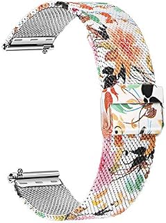 TRUMiRR Pasek do zegarka kompatybilny z Huawei Watch GT 2 42 mm/Honor MagicWatch 2 42 mm, bransoletka z siateczki, pleciona stal nierdzewna, pasek zamienny do smartwatcha Huawei Watch GT2 42 mm