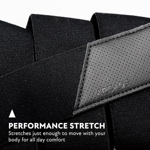 Image of Arcade Experience Unisex Belt, Heavy Duty Elastic Webbing, Non-Metal Travel Friendly Buckle
