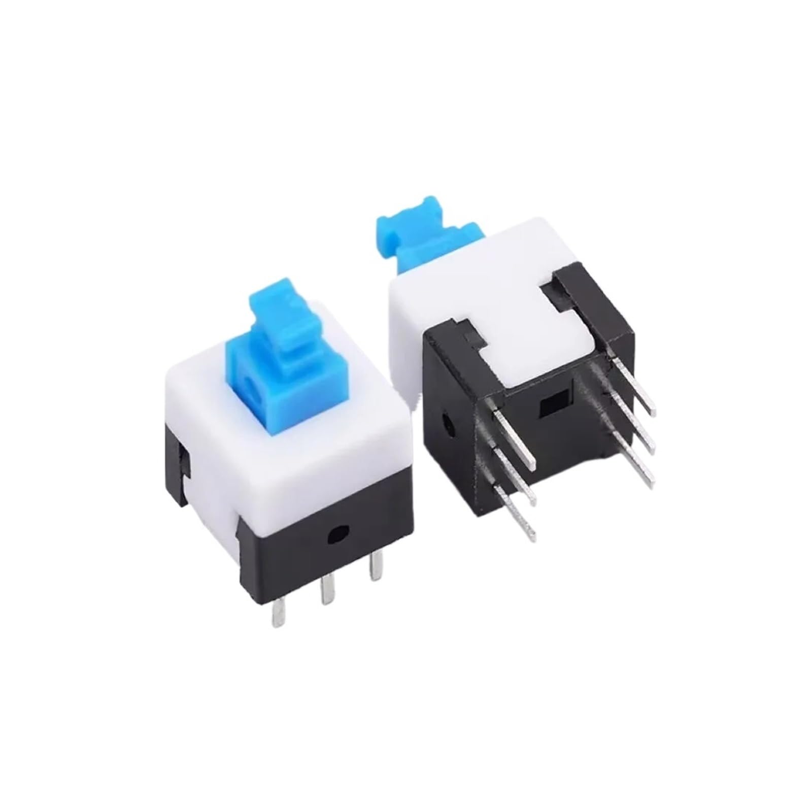 Interruptor de bloqueo automático de 8x8mm para reparar circuitos con fallas de encendido, 50 u